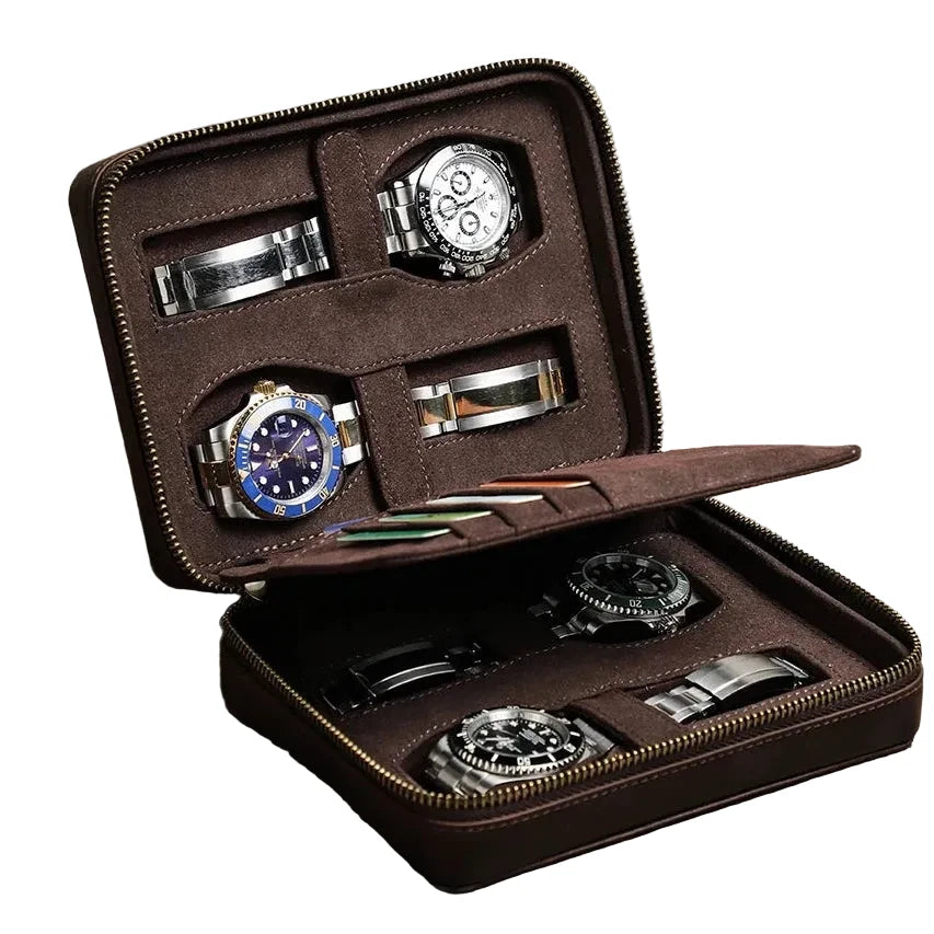 Leather Watch Pouches/Travel Cases