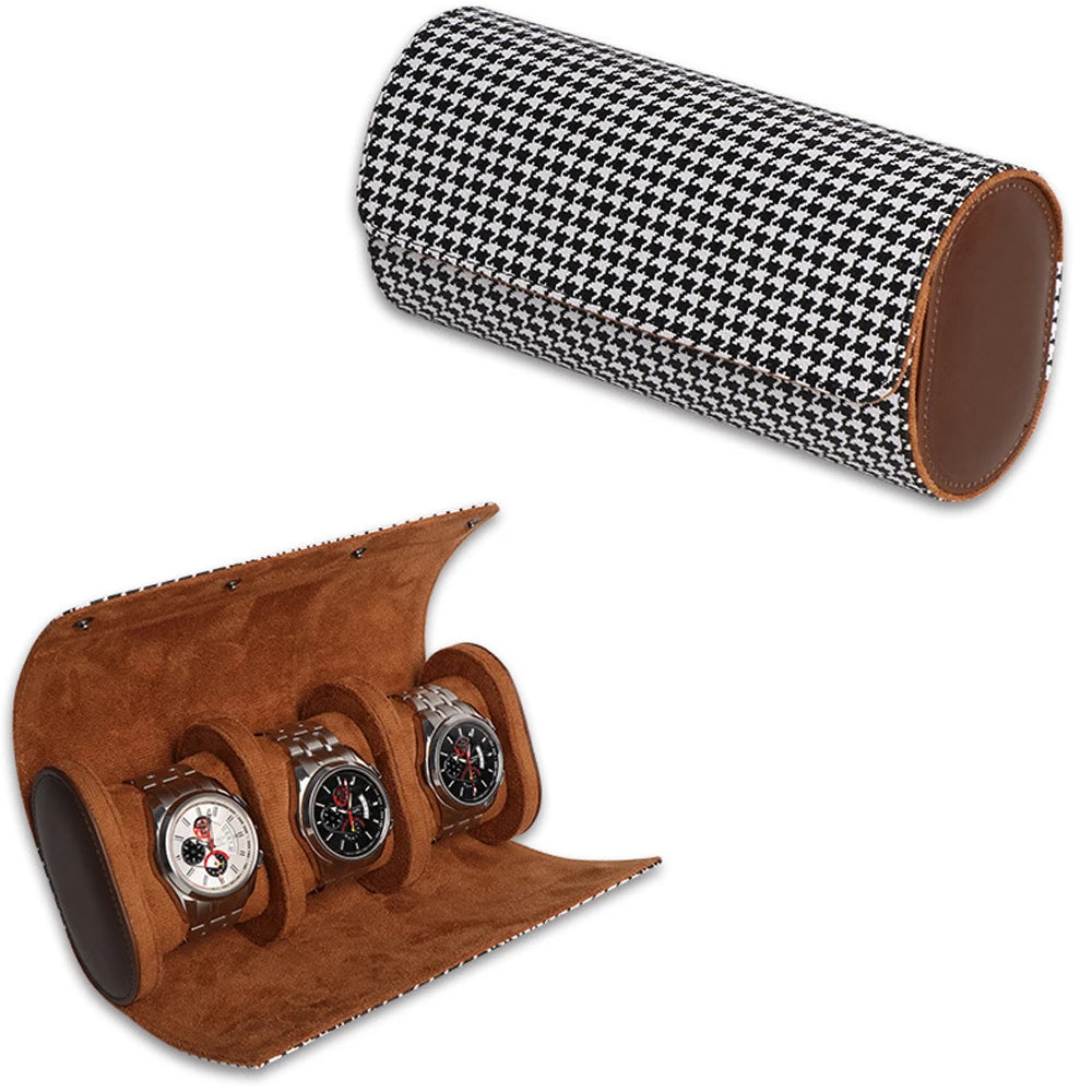 The dutchlady Watch Roll Travel Case-1/2/3 Slot