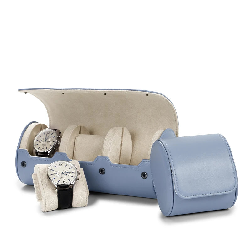 premium Leather Watch Roll 1/ 2/ 3 slots Luxury Watch Storage case
