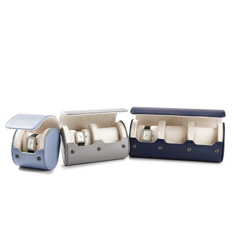 premium Leather Watch Roll 1/ 2/ 3 slots Luxury Watch Storage case