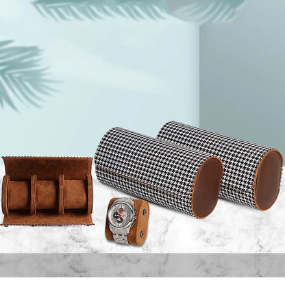 The dutchlady Watch Roll Travel Case-1/2/3 Slot