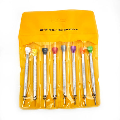 8pcs Watch Flat Small Screwdriver Set For Watch Repair Maintanance Precision Watchmaker Screwdriver Professional Watches Tools