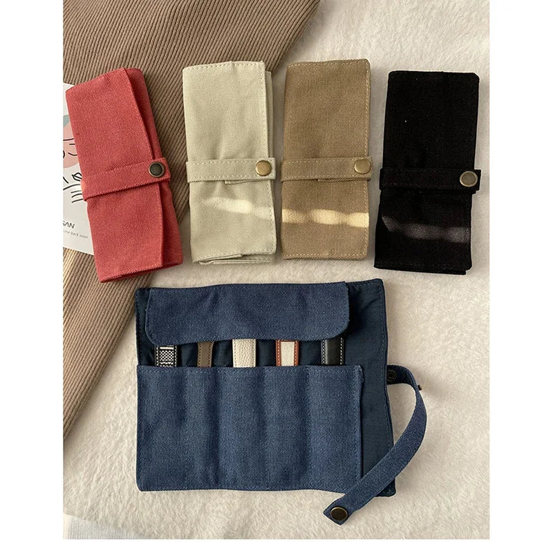 Watch Band Roll Organizer With 5 Slots Storage Watch Straps