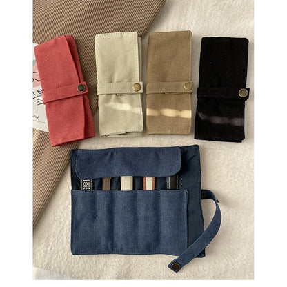 Watch Band Roll Organizer With 5 Slots Storage Watch Straps
