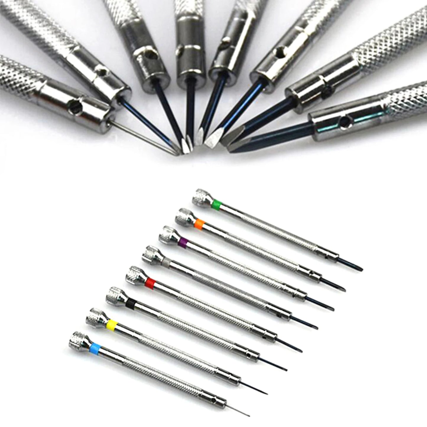 13 Pack 0.6-2.0mm Screwdriver Set Watch Repair Flat Head Screwdriver Kit Professional Watchmakers for Watch Repair Tools