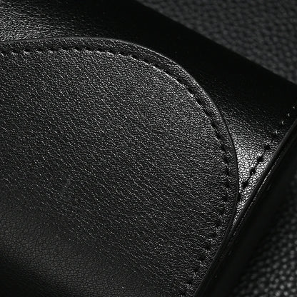 premium - Stylish Dual - two Slot Design with Elegant Curved Shape, Premium Leather Watch Case for Travel & Storage